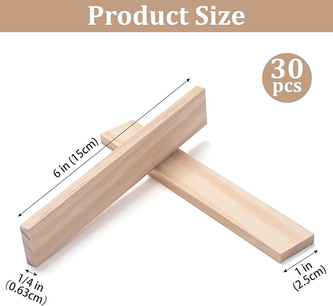 Wood Strips Slats Wooden Dowels