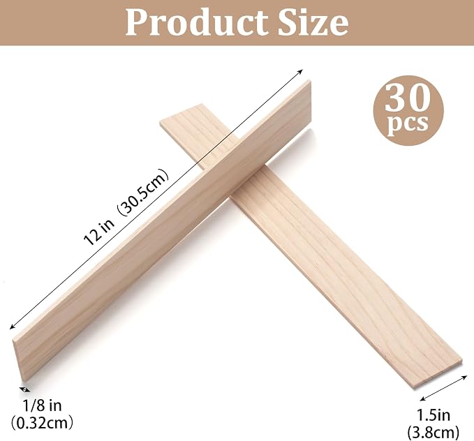Wood Strips Slats Wooden Sticks