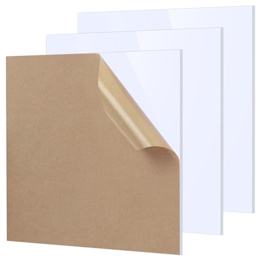 Adrattnay White Acrylic Sheets 1/8 Thick, Opaque Acrylic Sheets Acrylic Panel
