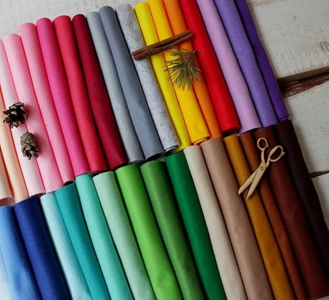 YYCRAFT Craft Soft Felt Sheets 9 Inch X 12 Inch