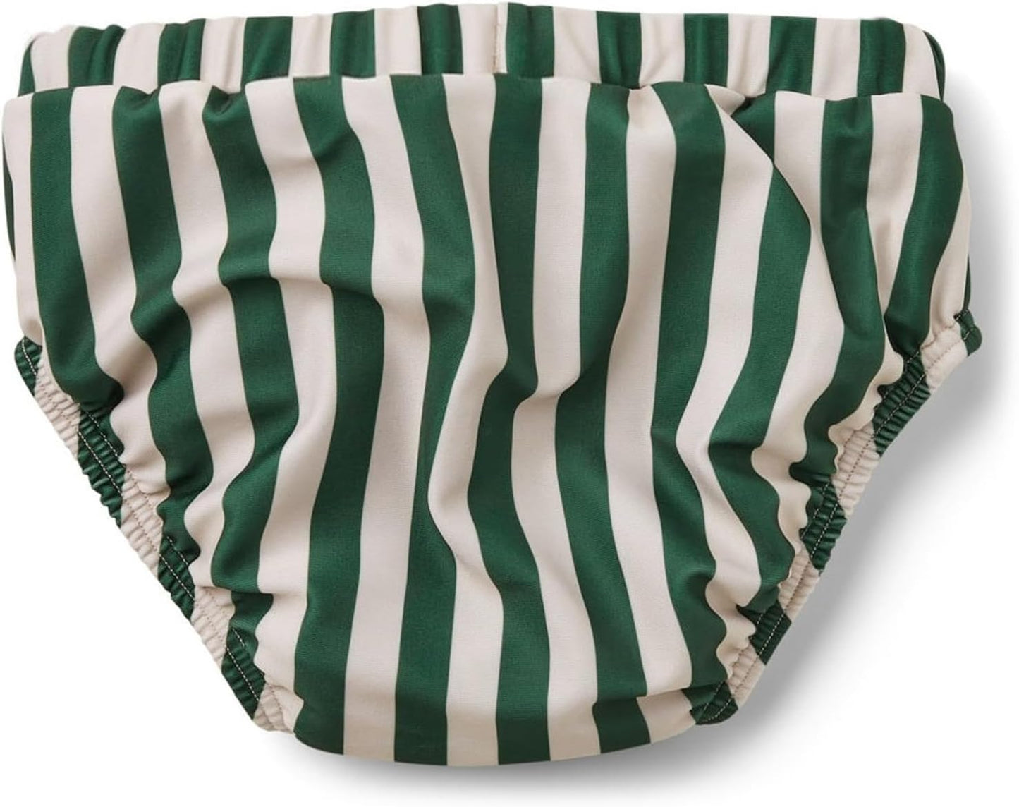 Infant Baby Boys Swim Diapers Washable Reusable Swimming Diaper Waterproof Swim Pant Green Striped Swimsuit 9-12 Month