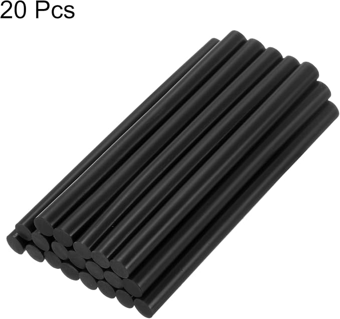 uxcell 20pcs Hot Glue Sticks for Glue Gun 7mm/0.27-inch x 8-inch Mini Hot Melt