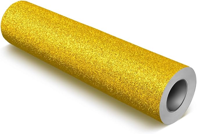 VViViD DECO65 Gold Flake Metallic Glitter Adhesive Vinyl 6 Feet x 1 Foot