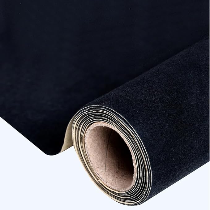 Self Adhesive Plush Velvet Fabric Sheets Velvet Flock Paper Roll Soft Flocking