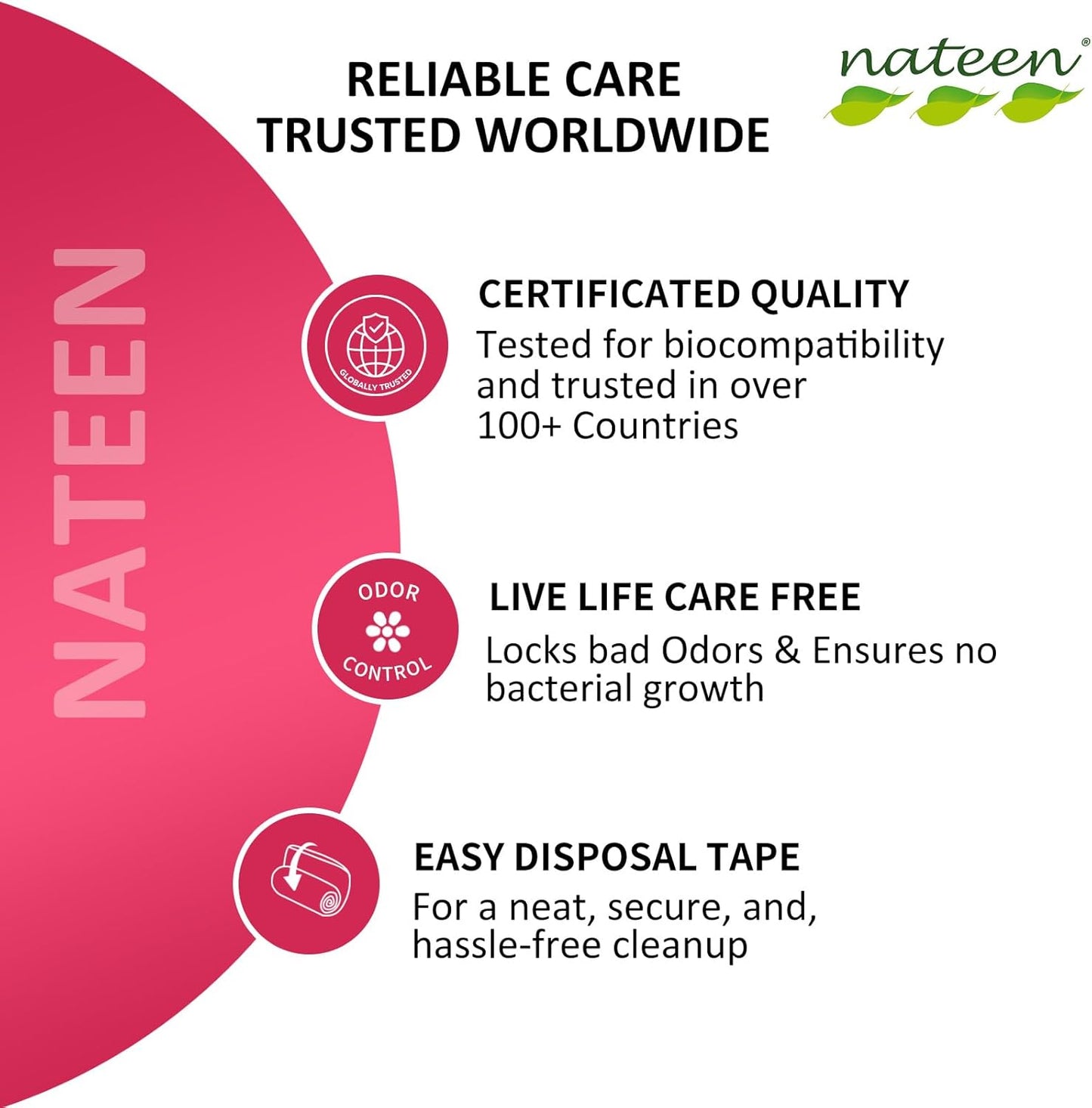 Nateen Flex Plus Adult Incontinence Underwear for Women and Men，Extra Absorbency Adult Pull Ups,Soft Cloth-Like Adult Diapers, Large, 40 Count
