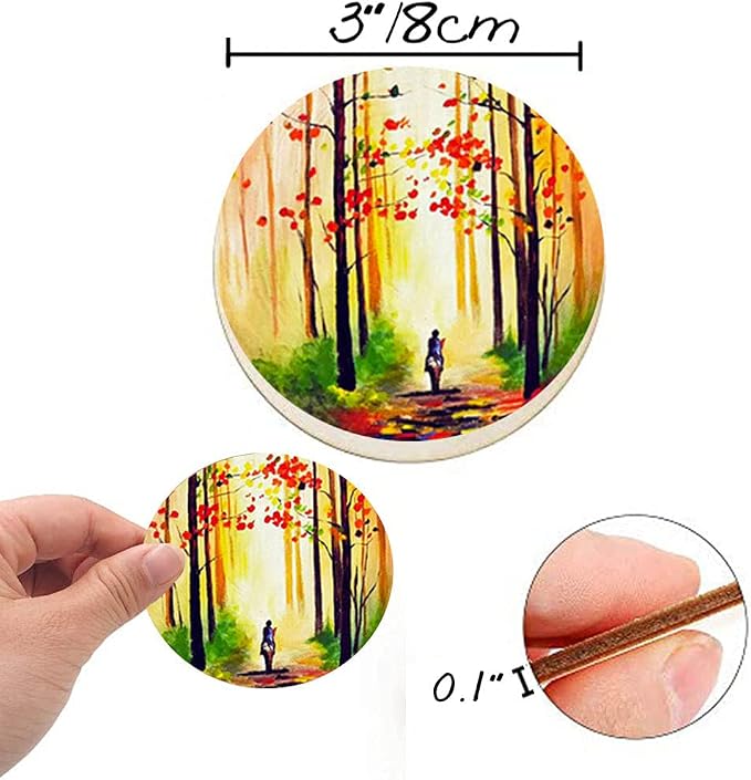 100 Pcs 3 Inch Wooden Circles, Unfinished Wood Circles Blank Round Disc Cutouts