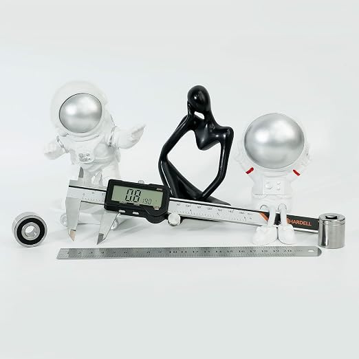 HARDELL Digital Caliper 6 Inch Rechargeable Calipers One-Key Reset | Caliper