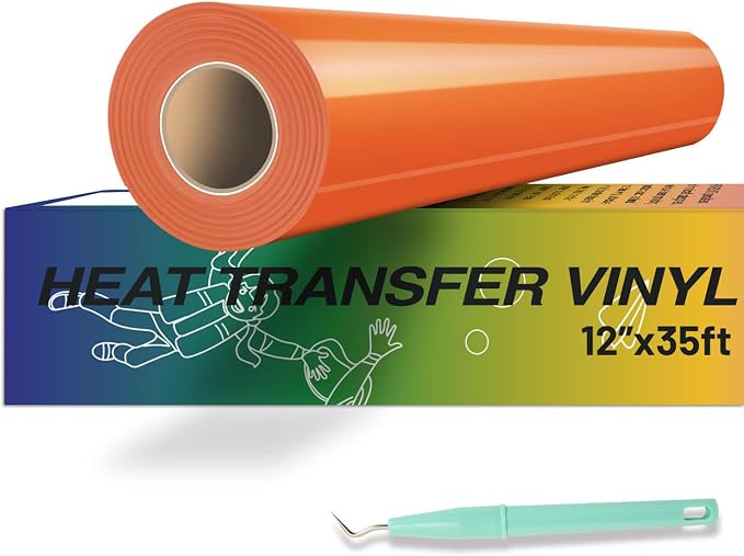 HTVRONT HTV Vinyl Rolls Heat Transfer Vinyl