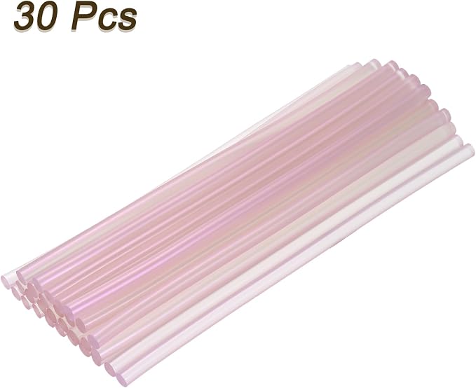 uxcell 30pcs 7mm x 200mm Mini Hot Glue Sticks