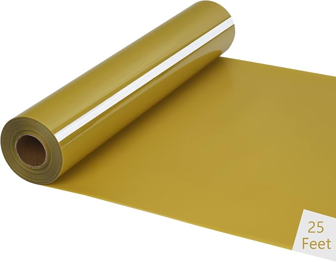 HTV Iron on Vinyl 12Inch by 25ft Roll HTV Heat Transfer Vinyl