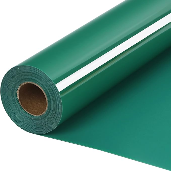 HTVVETUR Green HTV Iron on Vinyl 12Inch by 35ft Heat Transfer Vinyl