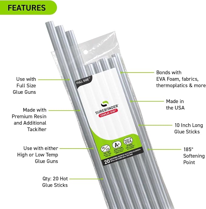 Surebonder Cosplay Hot Glue Sticks