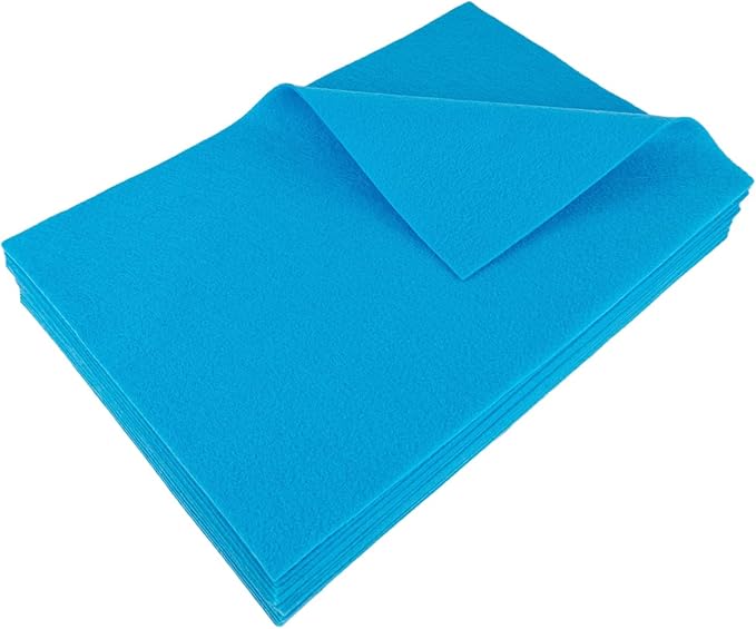 Jtnohx Color Felt, Soft Felt Sheets, 1.4mm Thick 8"x12" Handicraft Felt Fabrics