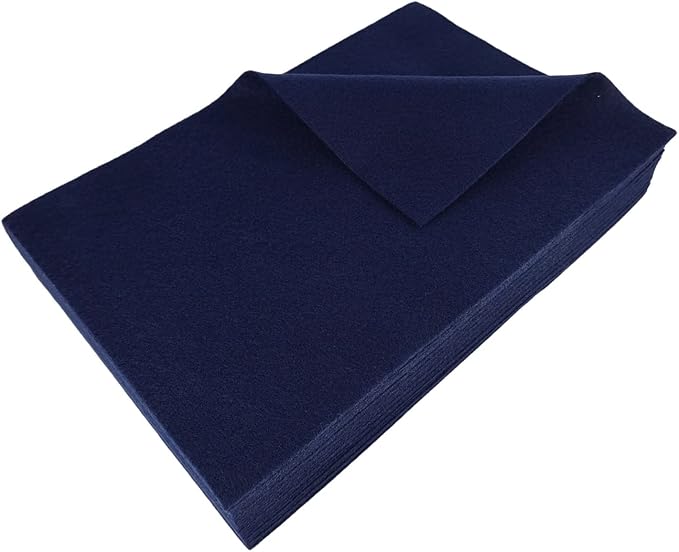 Jtnohx Color Felt, Soft Felt Sheets, 1.4mm Thick 8"x12" Handicraft Felt Fabrics