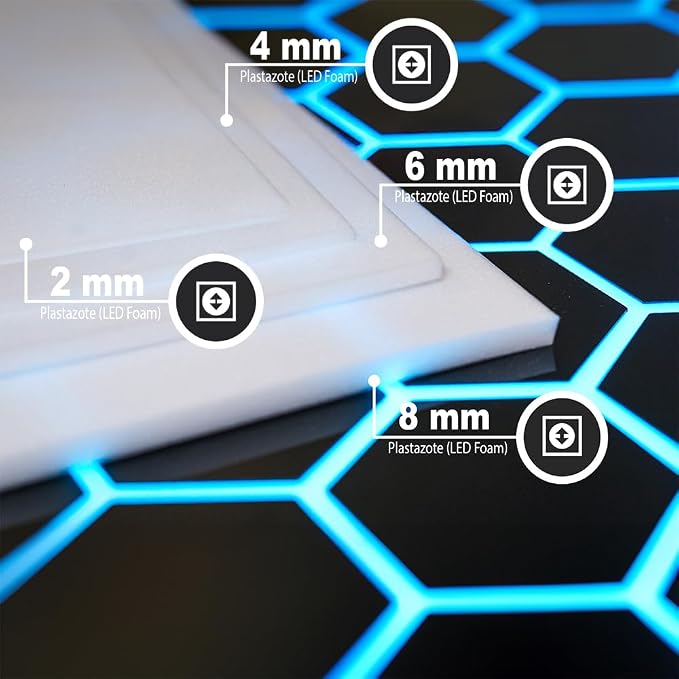 Plastazote® LD45 LED Foam Sheets – Light Diffusing EVA-Like Foam
