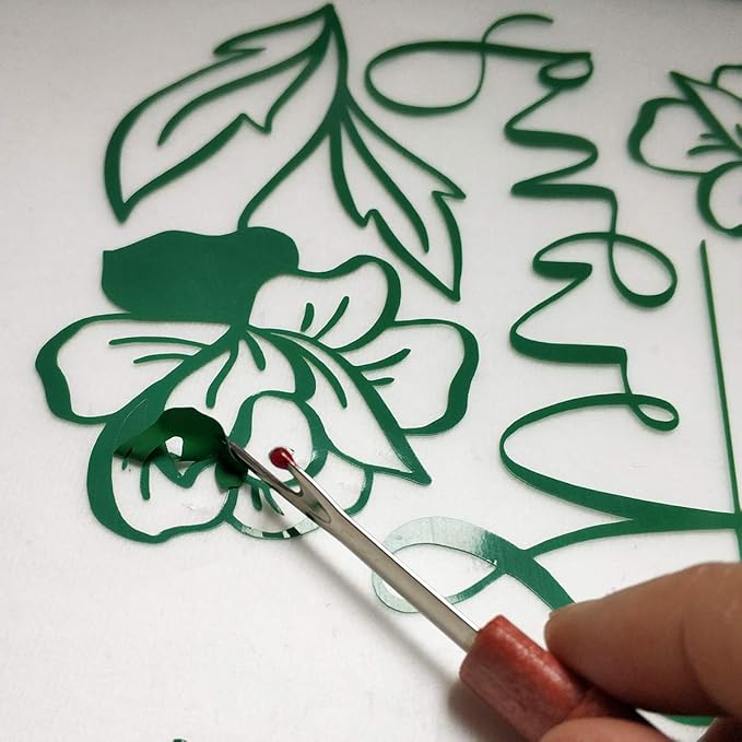guangyintong Heat Transfer Vinyl Green HTV Rolls, Matte Surface PVC Material