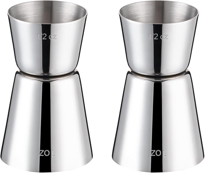 Briout Jigger for Bartending, Flat Edge
