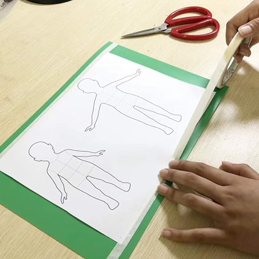 2Pcs Child's French Curve Ruler Sewing Humanoid Patterns Design, Clothing