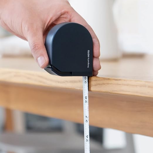 HOTO Self-Locking Tape Measure, Pocket-Size Retractable Measuring Tape