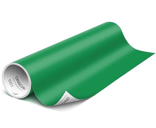 ORACAL 651 Matte Green Vinyl Durable Roll Easy to Weed Permanent Adhesive Craft