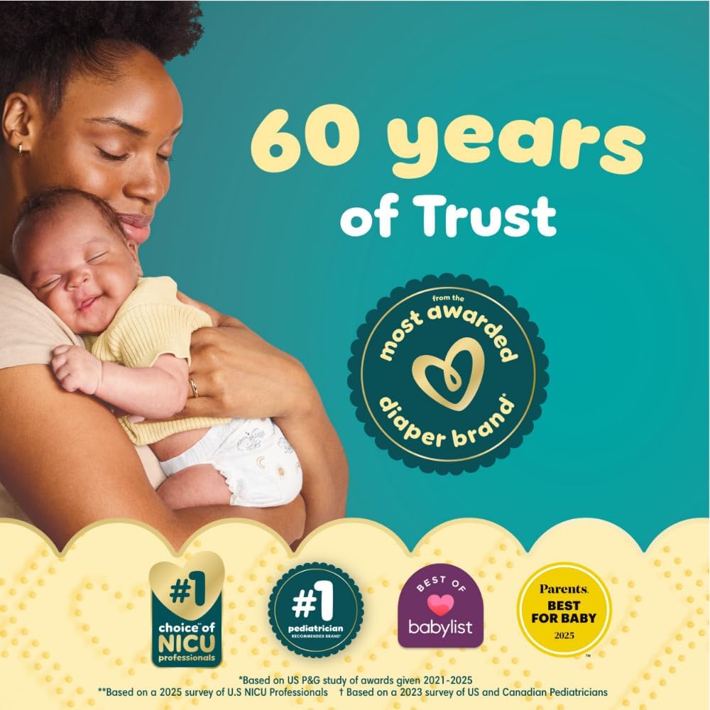 Pampers Swaddlers Diapers, Size 2 (10-22 lbs), 29 Count, Absorbent, Keeps Baby Dry and Comfortable, Skin Safe Disposable Baby Diaper (Packaging May Vary)