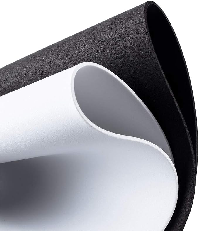 BENECREAT 20 Sheets Black & White A4 EVA Foam - 2mm Thick Craft Foam