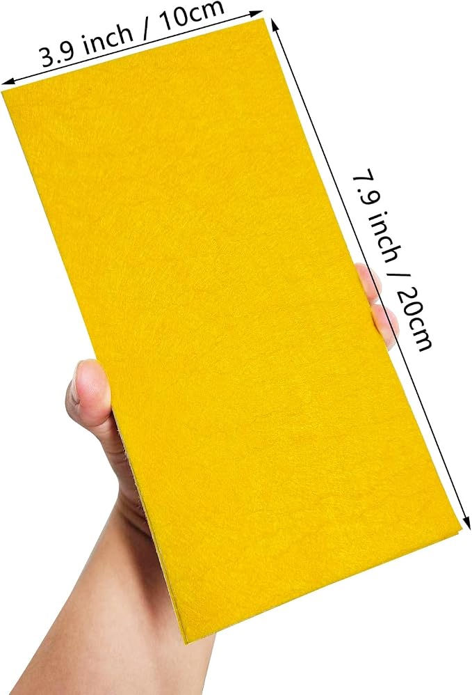 Jtnohx Self Adhesive Felt Sheets, Sticky Fabric Square