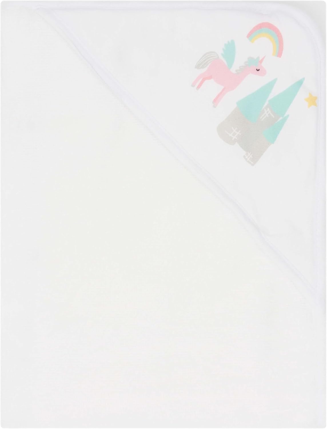 Hooded Baby Towels 3-Pack – Soft Baby Bath Towels with Hood for Newborns & Toddlers, Baby Hooded Towel Set, 30" x 26" (Baby Unicorn)