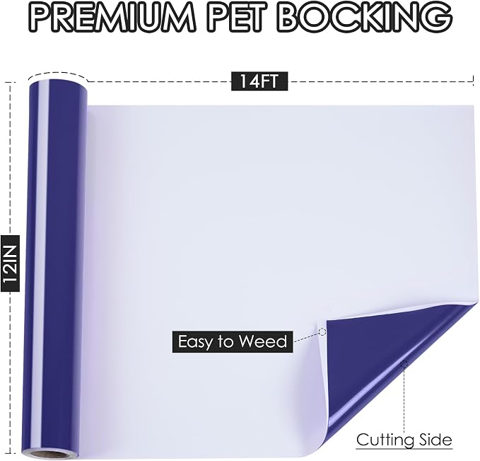 TORC Navy Blue Permanent Vinyl 12" x 14 FT Glossy Navy Adhesive Vinyl Roll