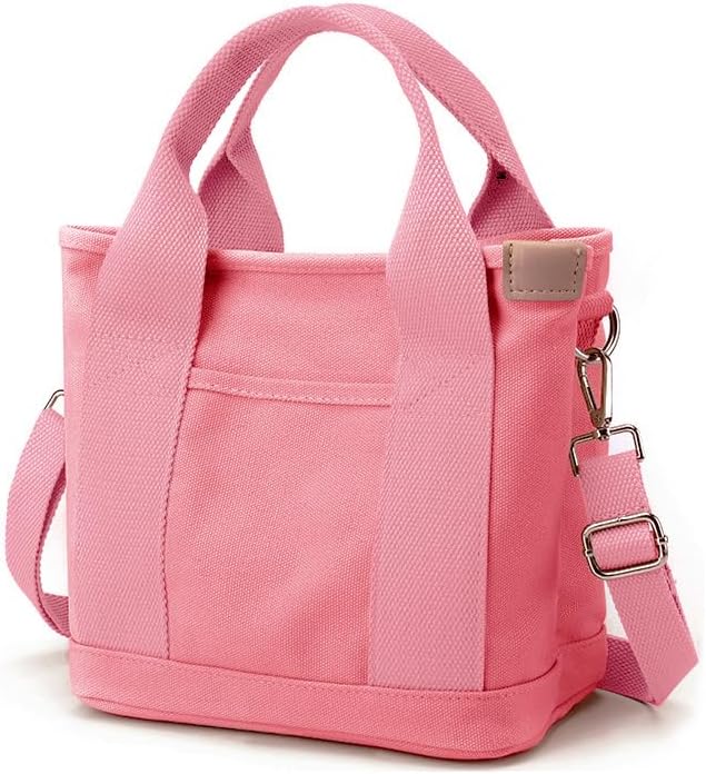 Small Tote Bag with Zipper Tote Bag for Women Canvas Crossbody Bag Shoulder Bag Satchel Hobo Bag Messenger Bag 2025