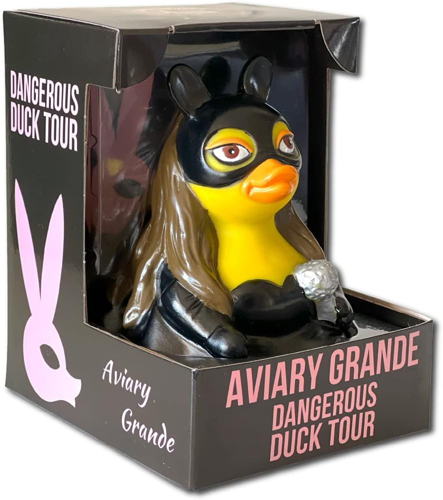 CelebriDucks - Aviary Grande - Dangerous Duck Tour - Floating Rubber Ducks - Collectible Bath Toy Gift for Kids & Adults of All Ages