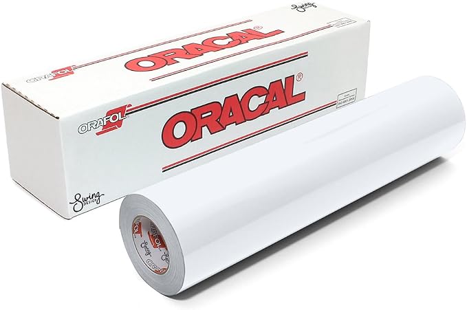 ORACAL 12 Inch x 10ft Roll of Matte 651 Permanent Adhesive-Backed Vinyl