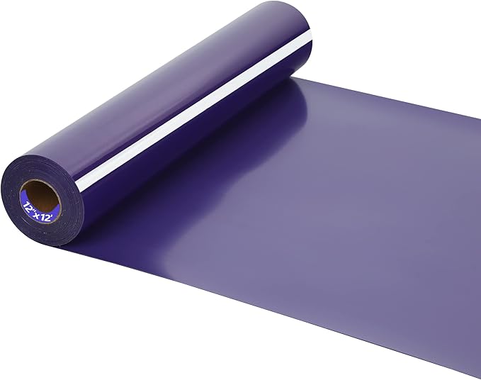 HTV Iron on Vinyl 12Inch by 12ft Roll HTV Heat Transfer Vinyl