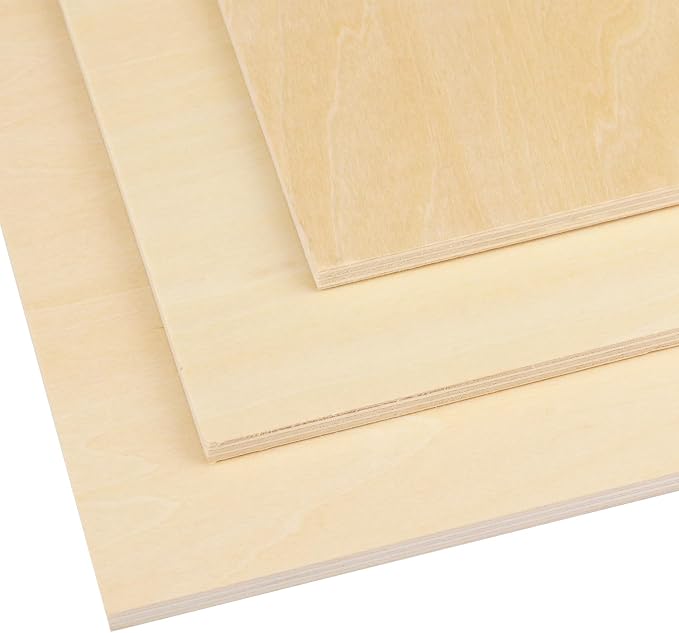 20 PCS 8 Inch Square Basswood Board, Thickness 6 mm, Basswood Sheets, balsa