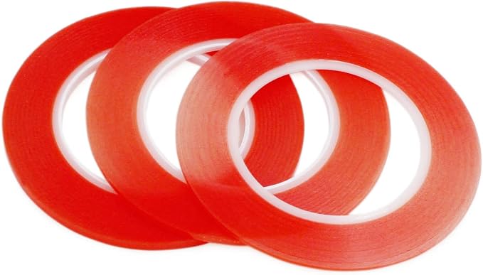 3pcs Clear Double Sided Strong Adhesive Tape | 3 Rolls Multi-Size Acrylic Tape