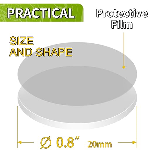 Piteno® 350Pcs Double Sided Adhesive Dots, 0.8" Clear Removable Sticky Adhesive