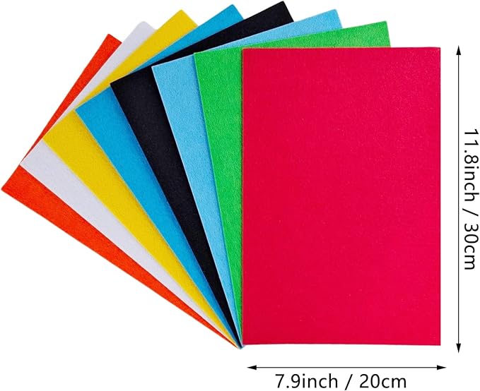 Jtnohx Stiff Felt, 2mm Thick Felt Sheets