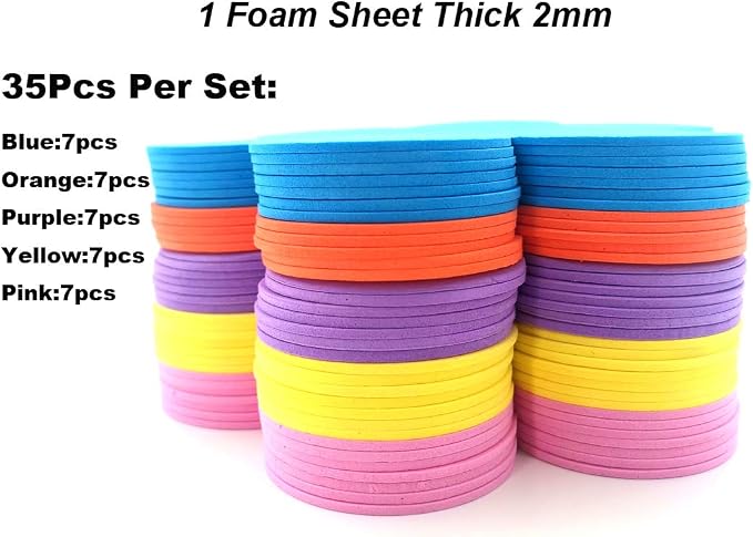 EVA Foam Flower Shape DIY Craft Set