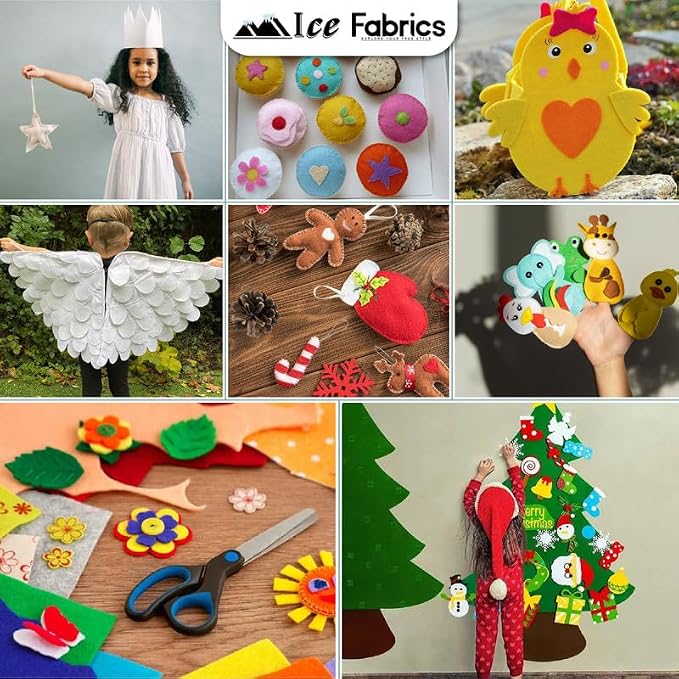 Ice Fabrics Craft Felt Fabric by The Yard