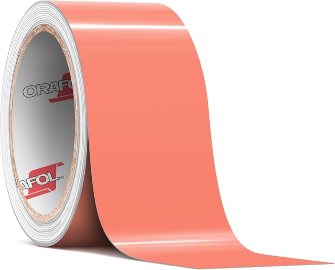 ORACAL 651 Gloss Coral Permanent Vinyl Tape Roll – Premium Adhesive Film