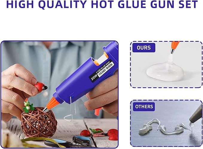Hot Glue Gun Kit: Mini Hot Glue Guns Kit