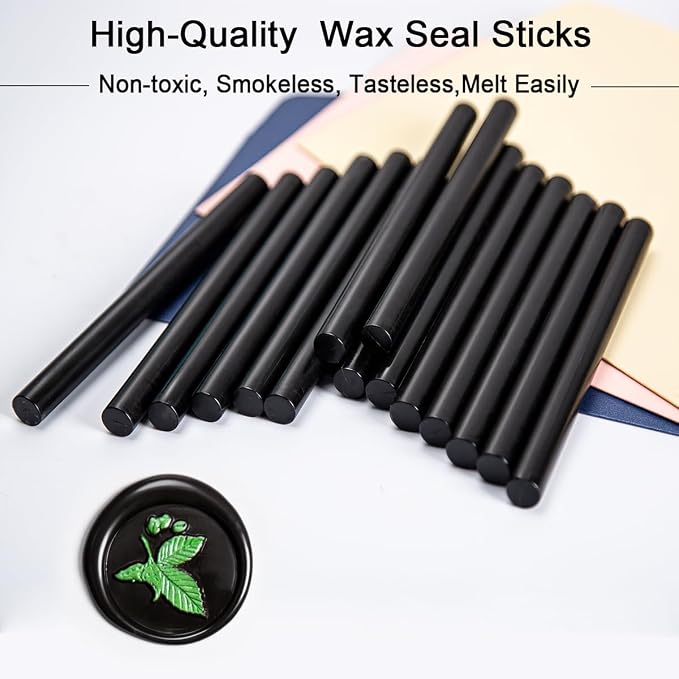 Wax Seal Stick, 15 Pieces Glue Gun Wax Seal Sticks
