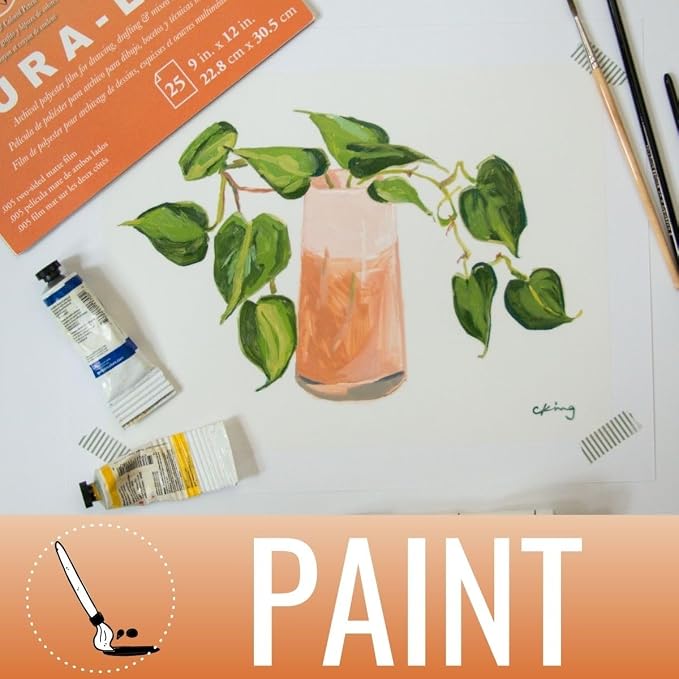 Grafix Dura-Lar 0.005" Film, Translucent 19"x24", Economical Alternative to