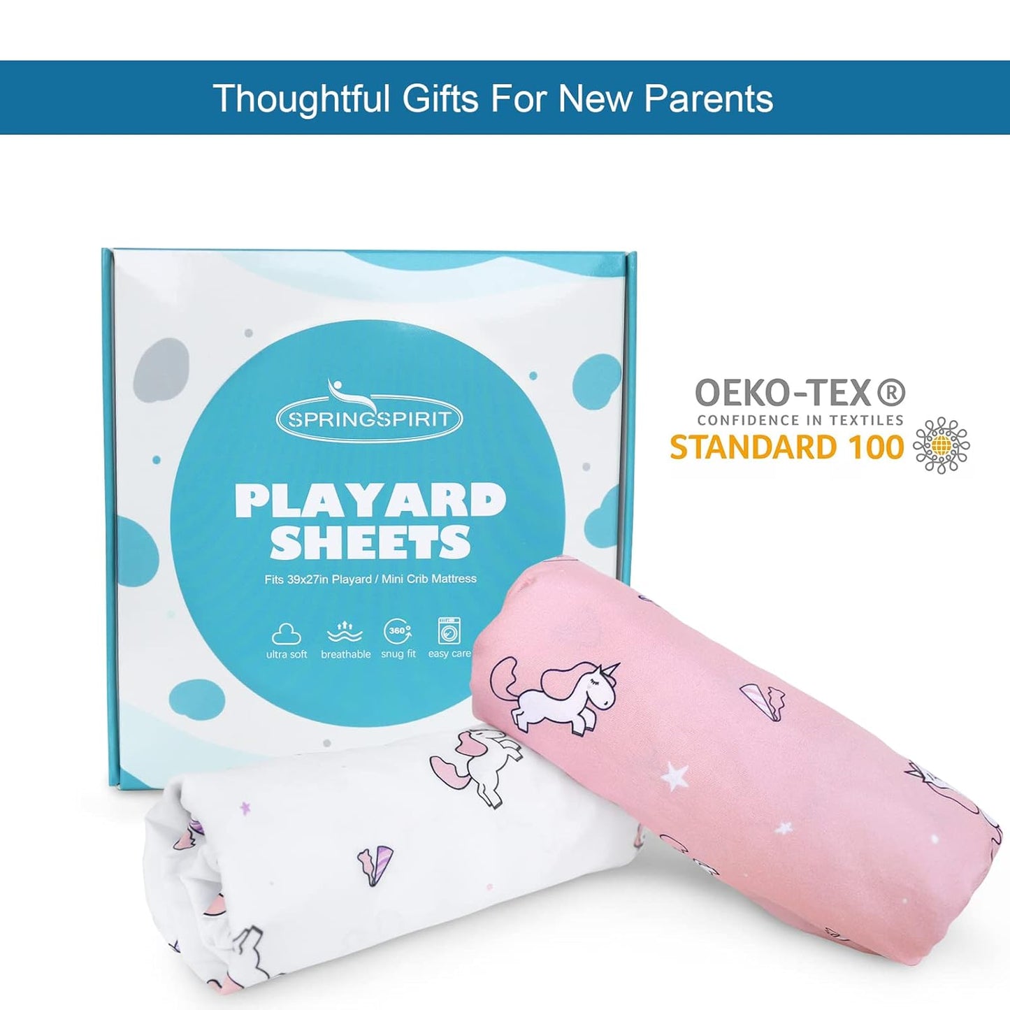 Pack and Play Sheets, Pack n Play Sheets | Mini Crib Sheets 2-Pack, Ultra Soft Pack n Play Mattresses Sheets Compatible with Graco Pack n Play, Soft and Breathable Material, Pink