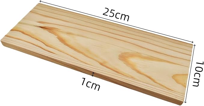 4PCS Rectangle Wood Boards Unfinished Wood Blocks