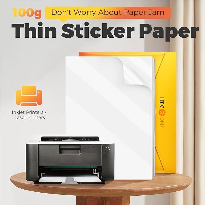 HTVRONT Printable Vinyl Sticker Paper