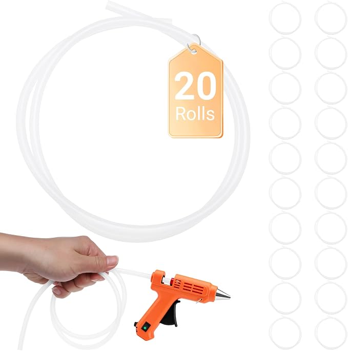 20 Pack Long Hot Glue Stick Rolls