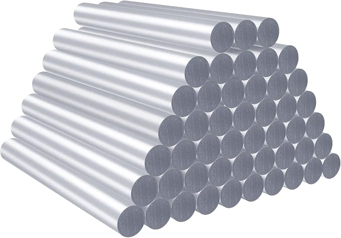 ENPOINT Metallic Silver Hot Glue Sticks, Sealing Wax Adhesive Sticks