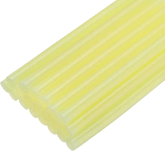 uxcell 20pcs Hot Glue Sticks for Glue Gun 7mm/0.28-inch x 4-inch Mini Hot Melt