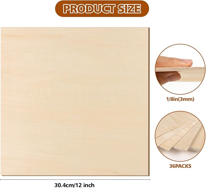 Adrattnay Basswood Sheets 3mm